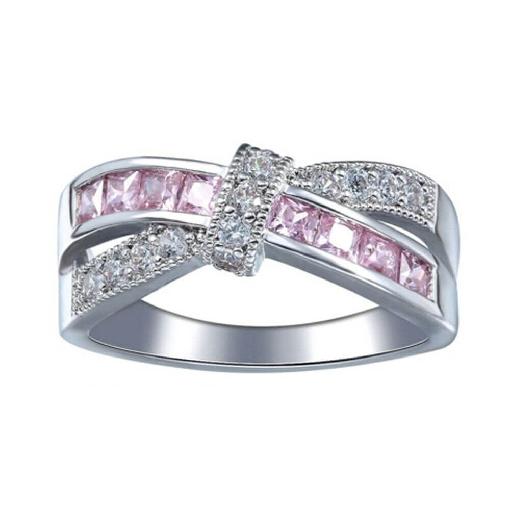 Criss Cross Krystallring