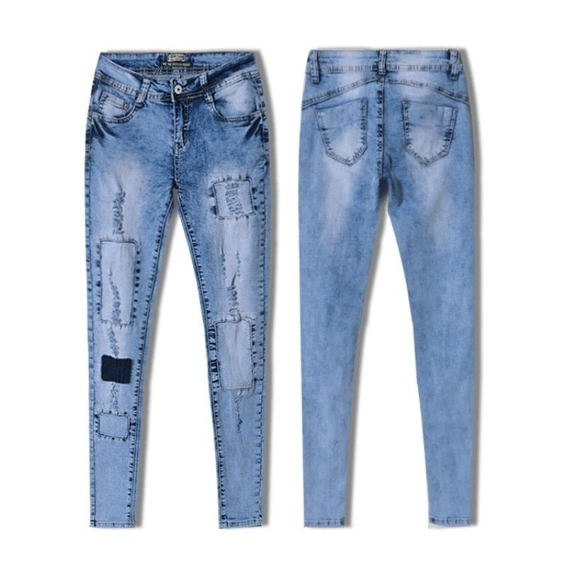Kvinnelige skinny jeans