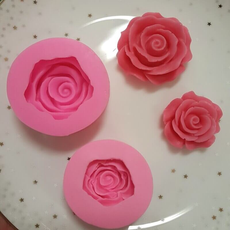 Rose silikonform