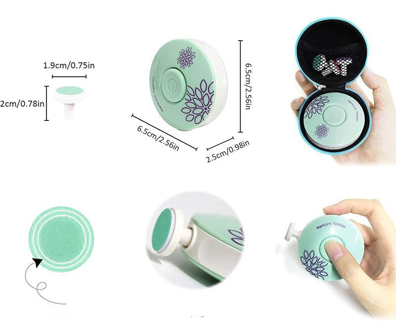 Elektrisk negletrimmer for baby