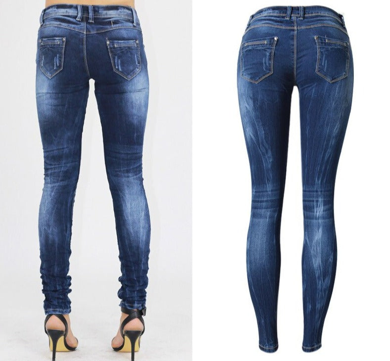Kvinnelige skinny jeans
