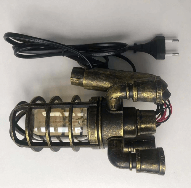 Vintage Steampunk Rakettlampe