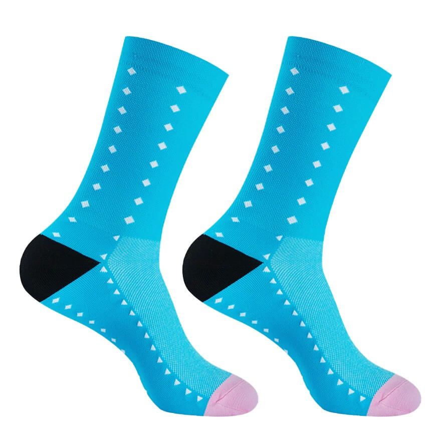 Fargerike sportssokker (unisex)
