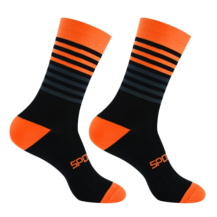 Fargerike sportssokker (unisex)