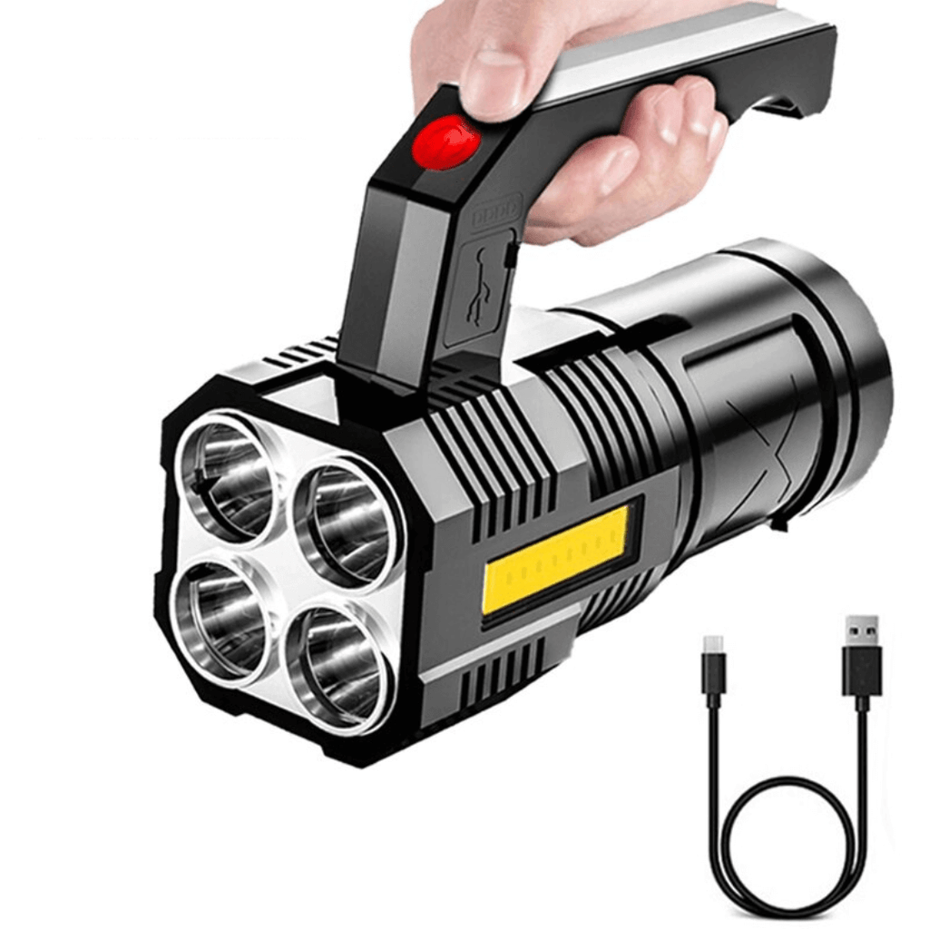 P1000 oppladbar LED-lommelykt