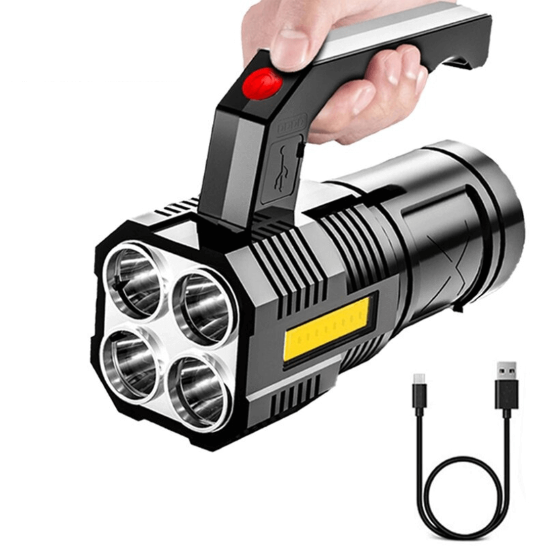 P1000 oppladbar LED-lommelykt