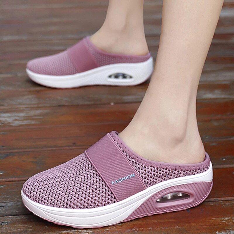 Gåsko med luftpute og slip-on-design