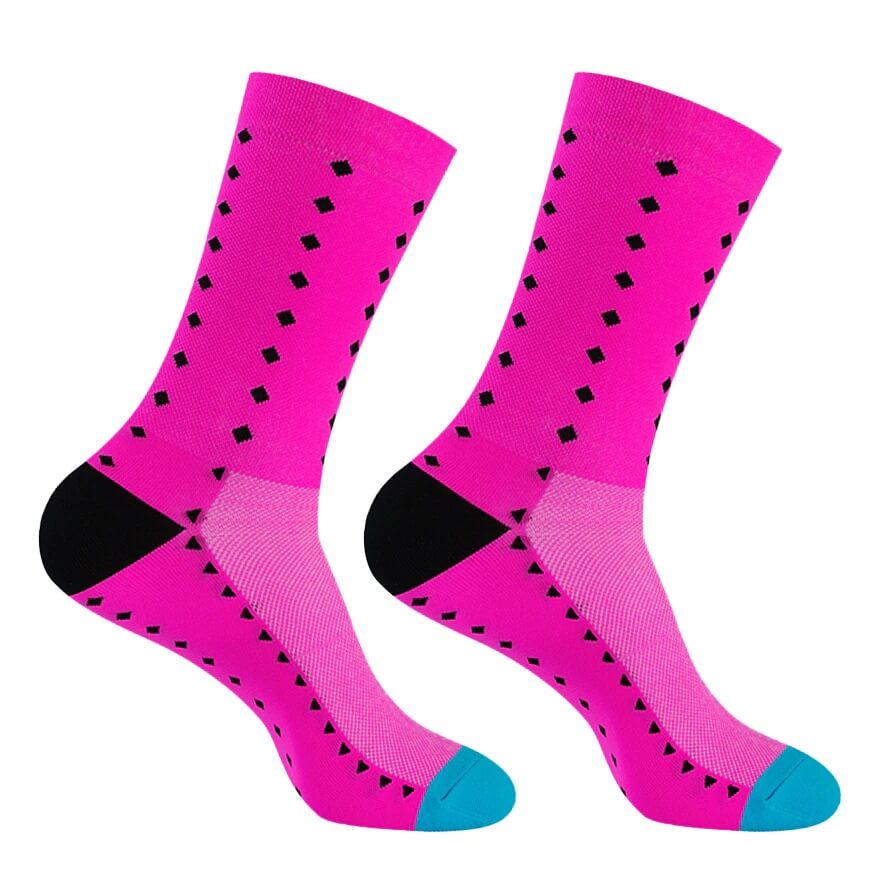 Fargerike sportssokker (unisex)
