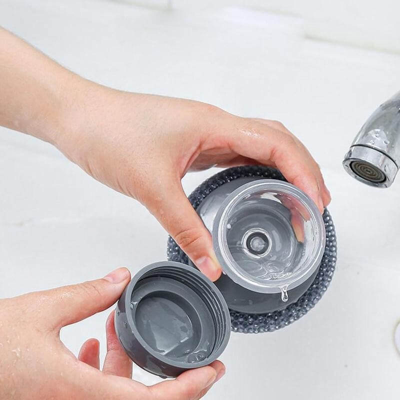 Ergonomisk såpedispenser-skrubber
