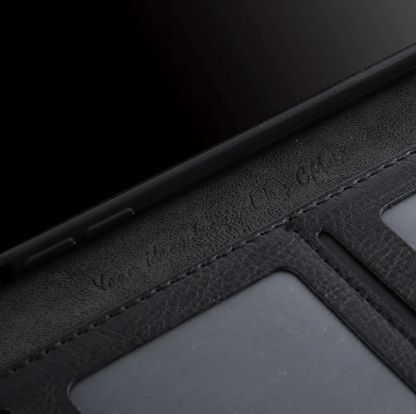 Magnetisk Folio-etui i Skinn