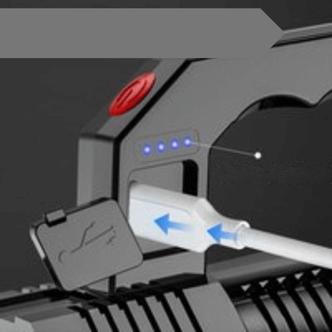 P1000 oppladbar LED-lommelykt
