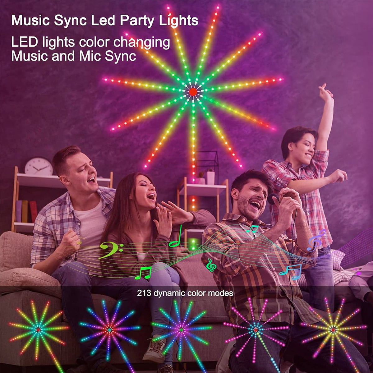 Fyrverkeri LED-lys