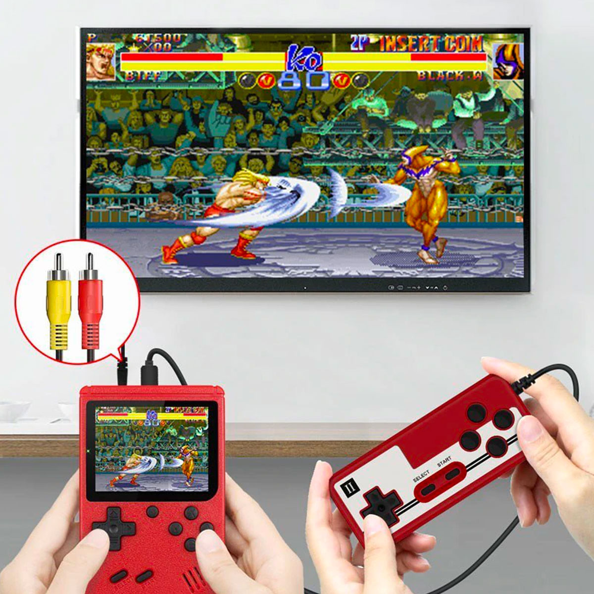 400-i-1 Retro Videospillkonsoll