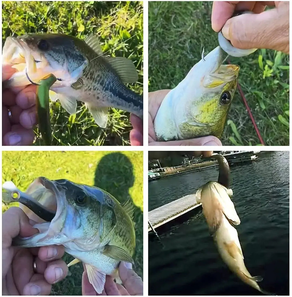 Myk Bionisk Sprettende Fiskeagn (3 deler/sett)