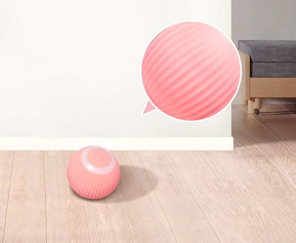 Interaktiv smart rulleball til kjæledyr