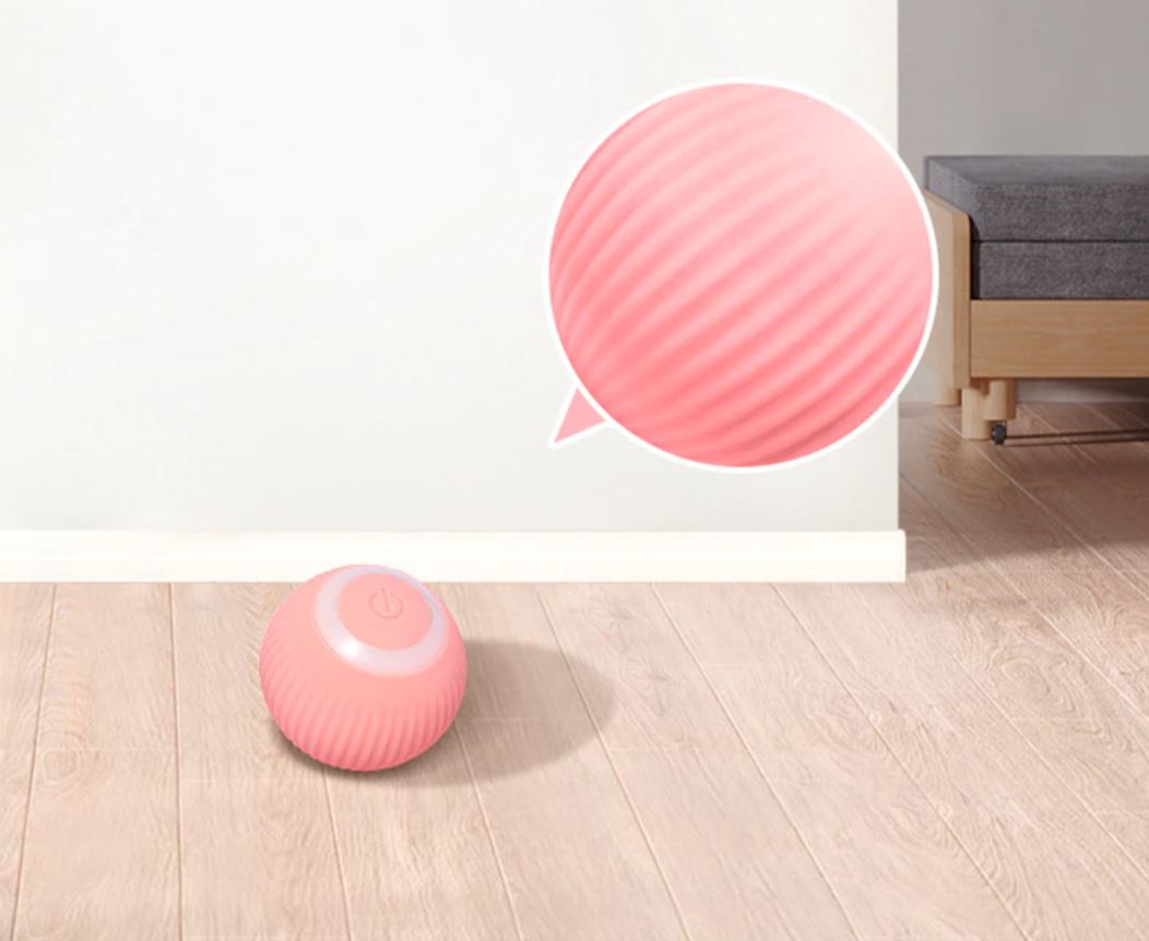 Interaktiv smart rulleball til kjæledyr