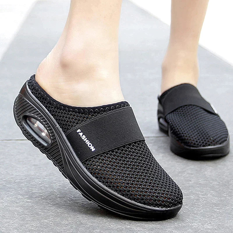 Gåsko med luftpute og slip-on-design