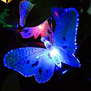 LED-lyslenke sommerfugl