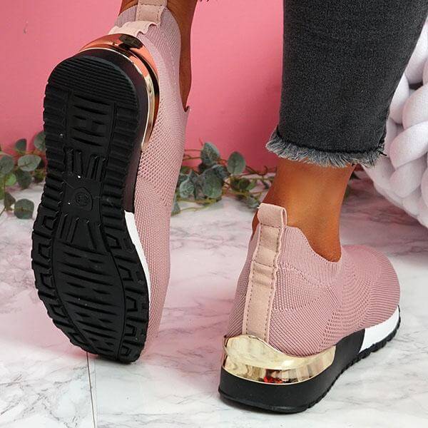 Elastiske slip-on-sneakers
