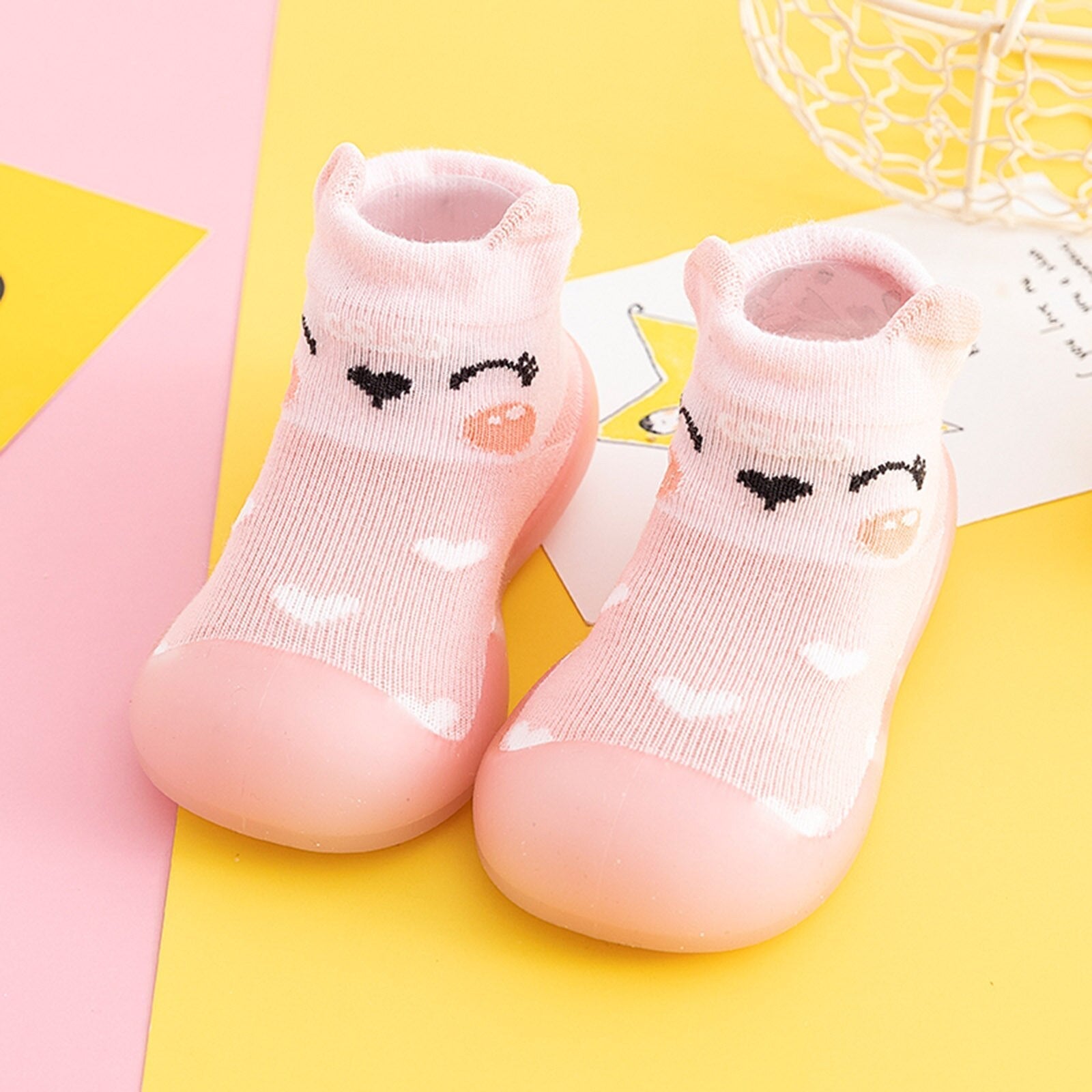 Varme Strikkede Sokkesko til Baby