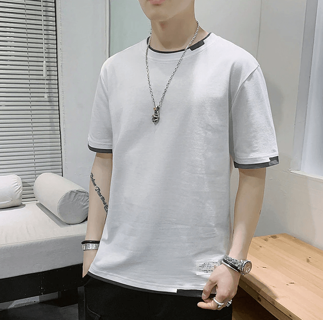 Oversized T-skjorte for herre
