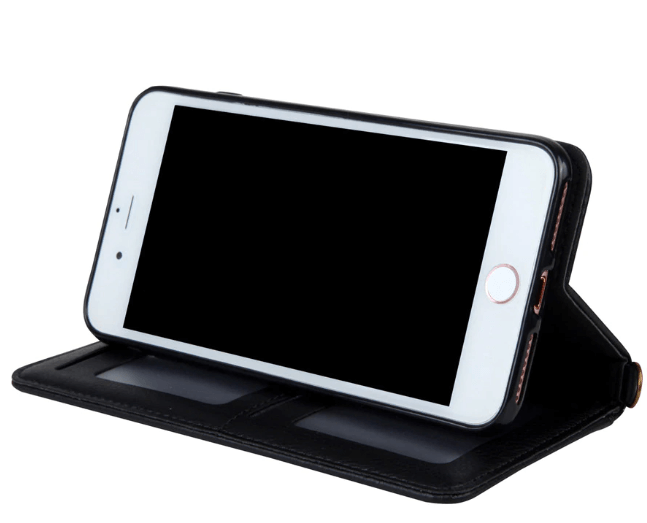 Magnetisk Folio-etui i Skinn