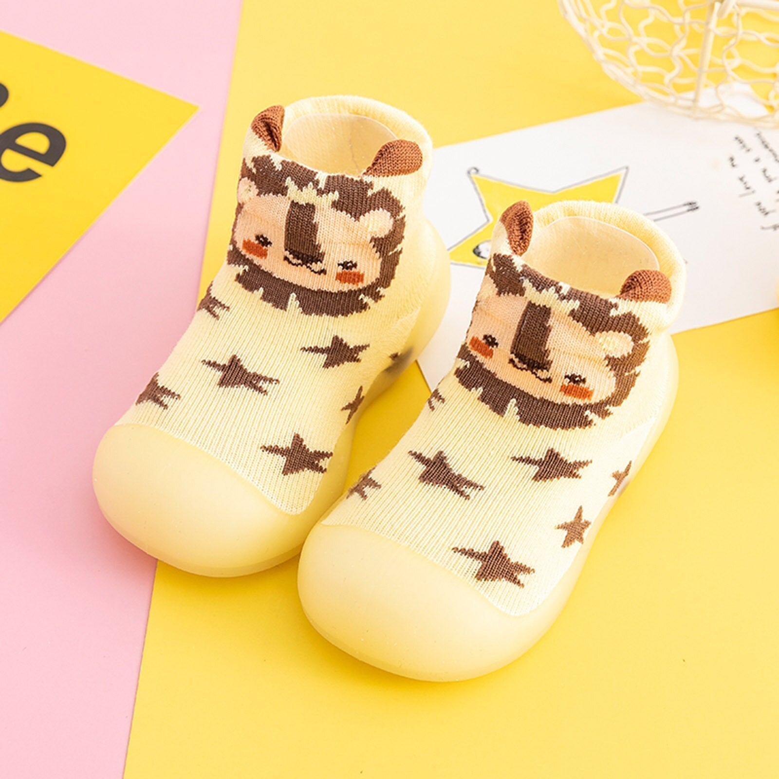 Varme Strikkede Sokkesko til Baby