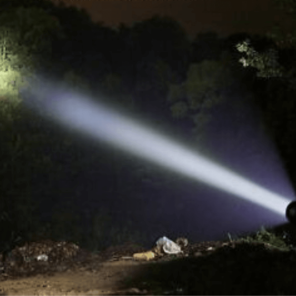 P1000 oppladbar LED-lommelykt