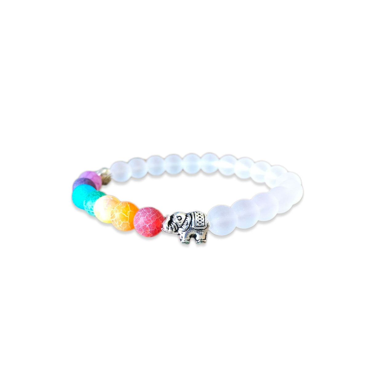 7 Chakra og Elefant Energiarmbånd