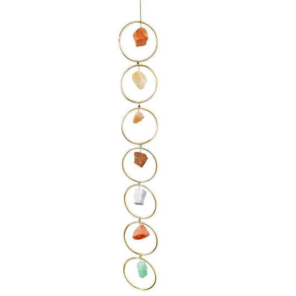 7 chakra edelsten veggdekor