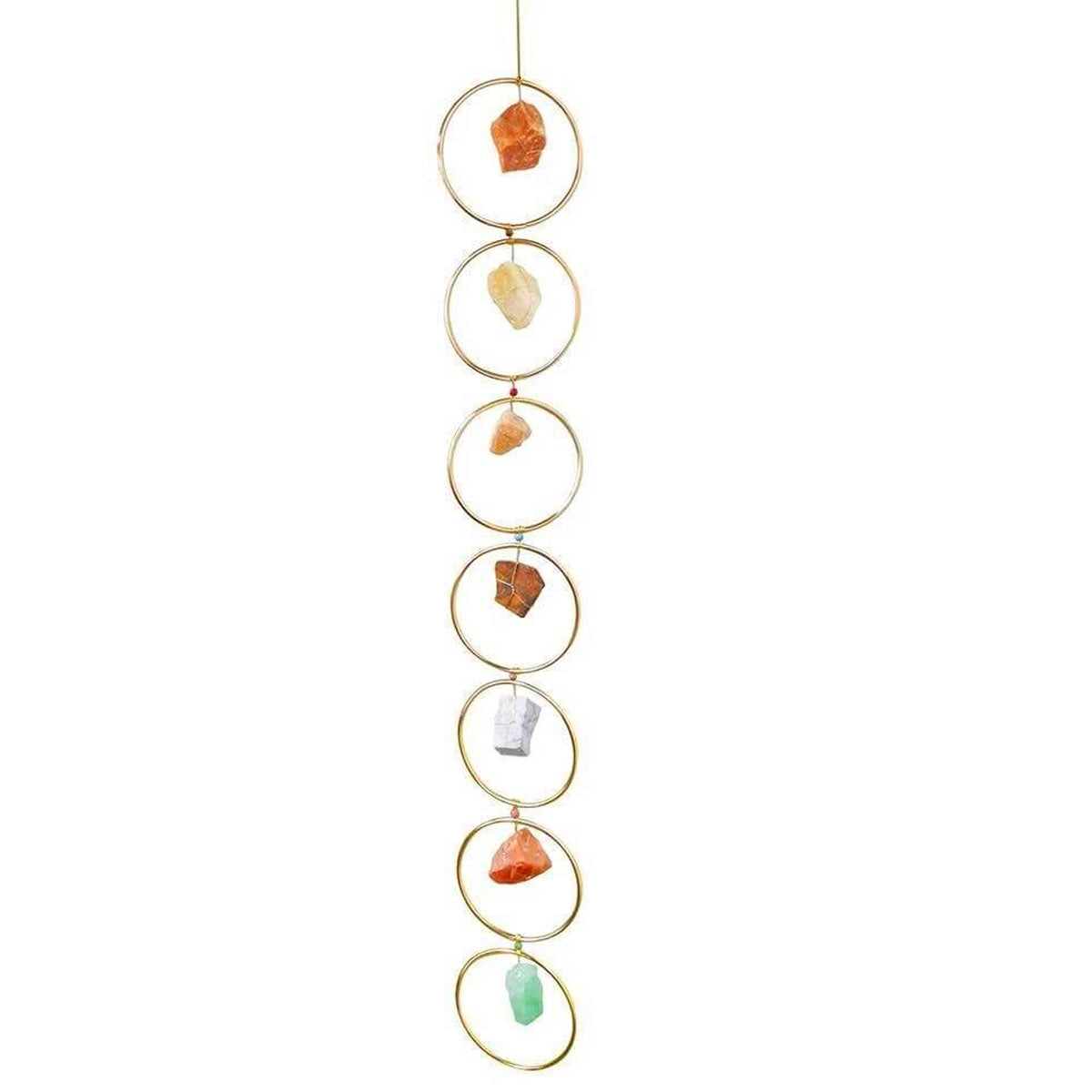 7 chakra edelsten veggdekor