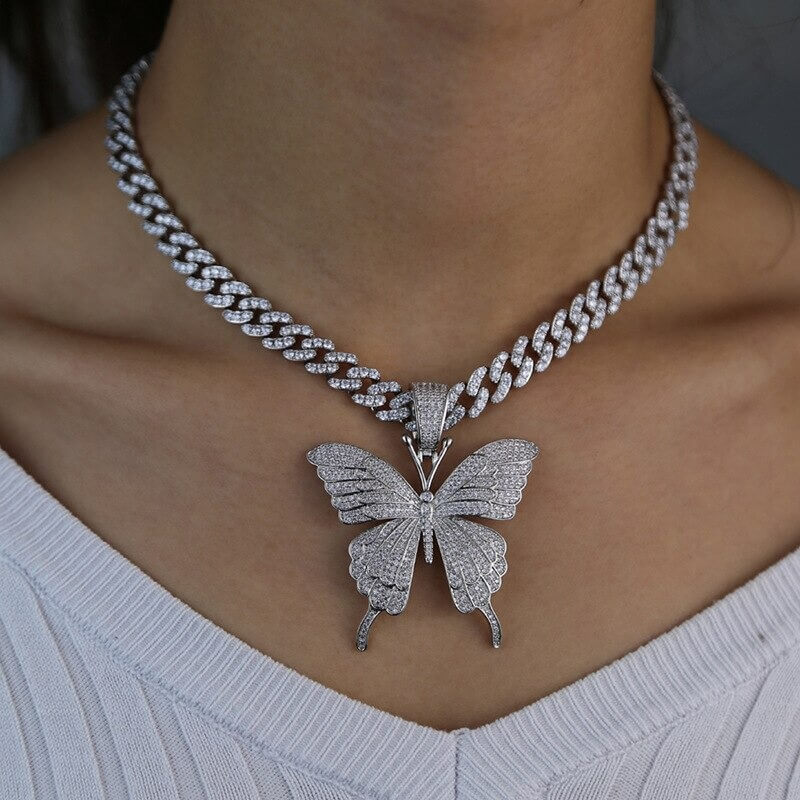 Sommerfugl Halskjede Choker