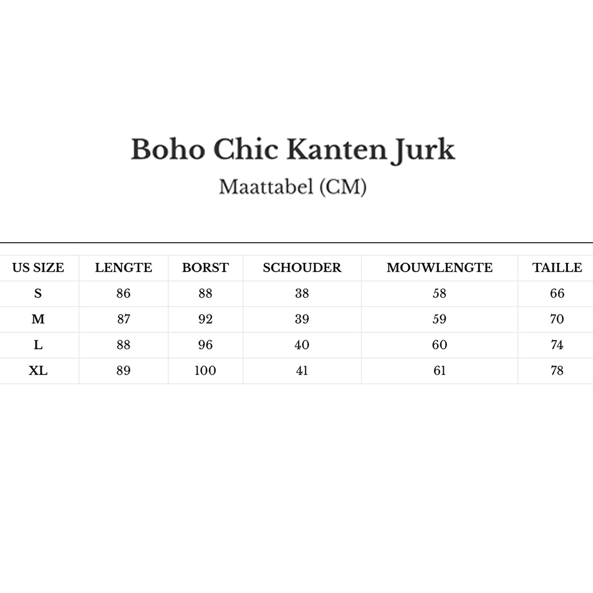 Bohemsk Chic blondekjole