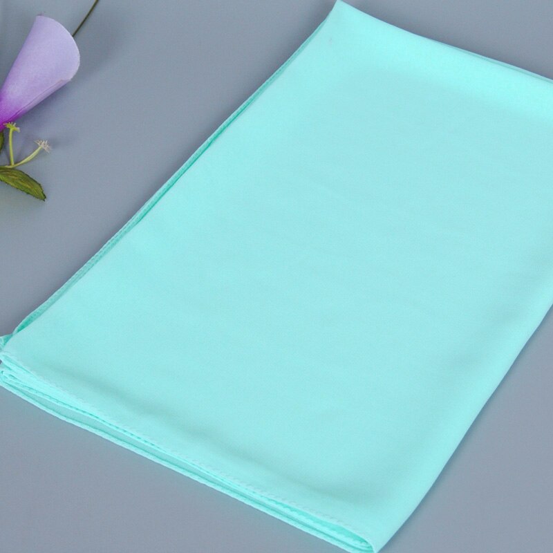 Instant Chiffon-hijab med dobbel hempe