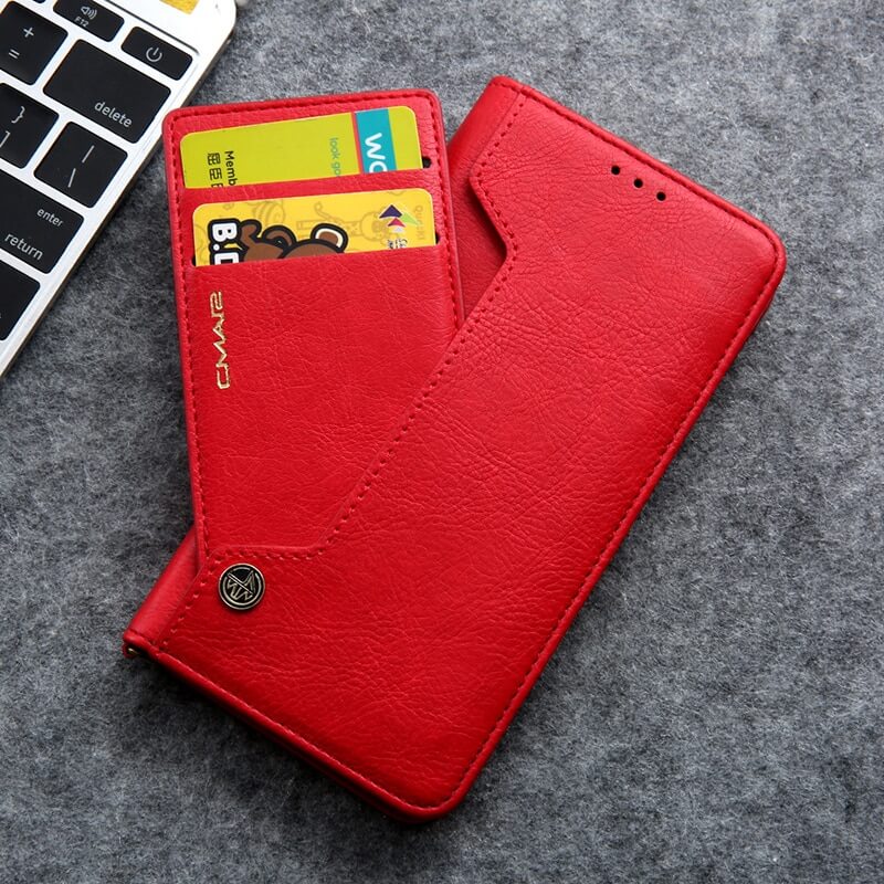 Magnetisk Folio-etui i Skinn