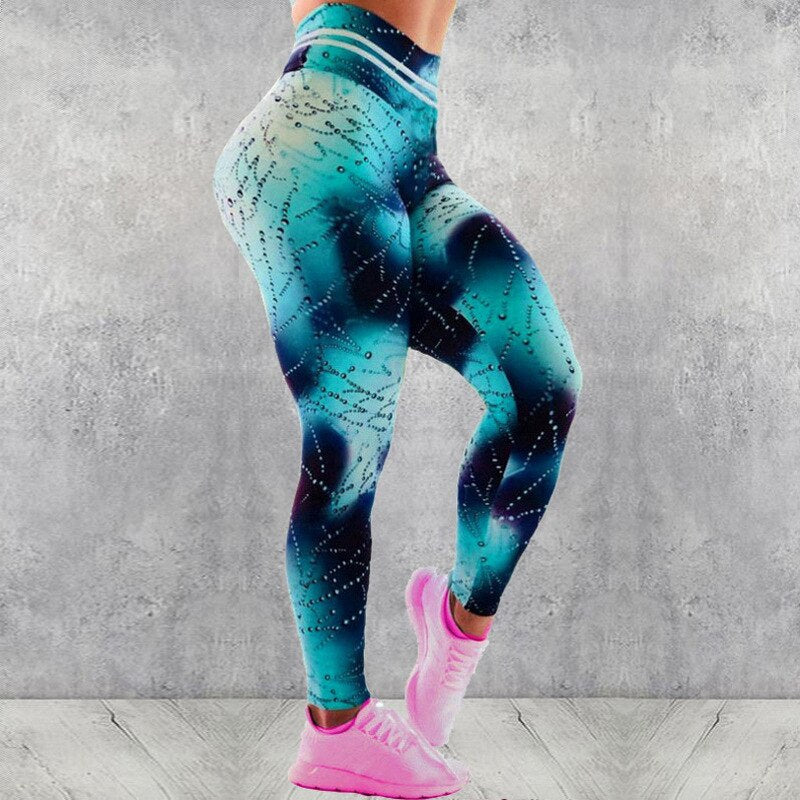 Høytlivs-leggings med trykk