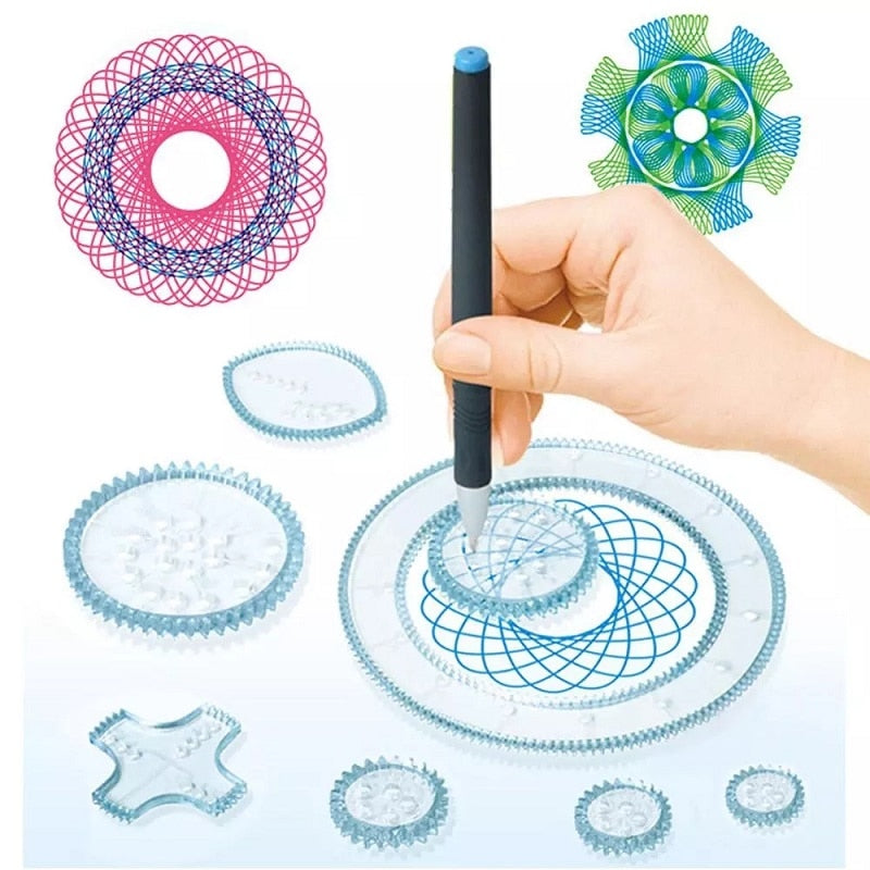 Educational Spirograph tegneverktøy Ultra deluxe kit – Klassikeren er tilbake!