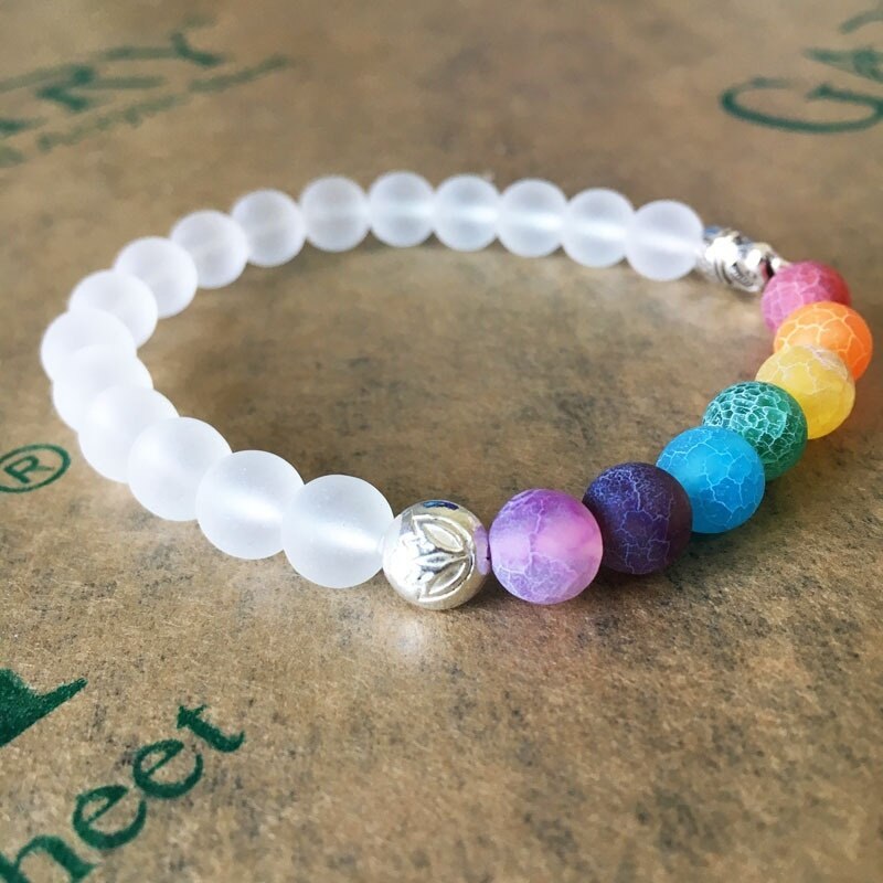 7 Chakra og Elefant Energiarmbånd