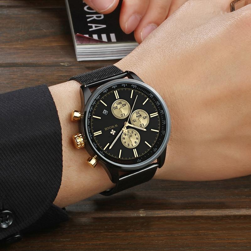 Ultrathin kronograf-armbåndsur