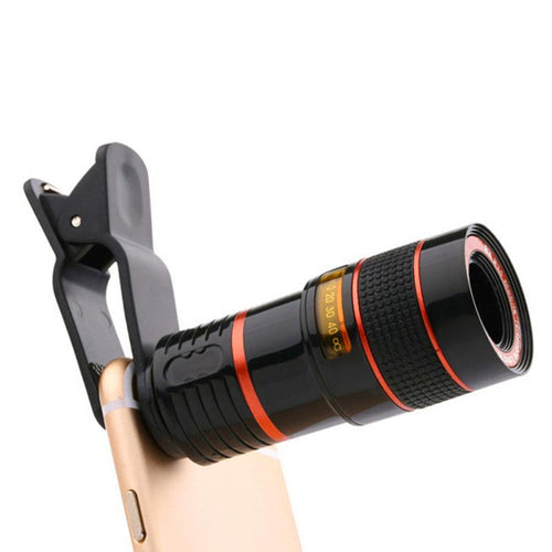 12x zoom teleobjektiv kameralinse til smarttelefon