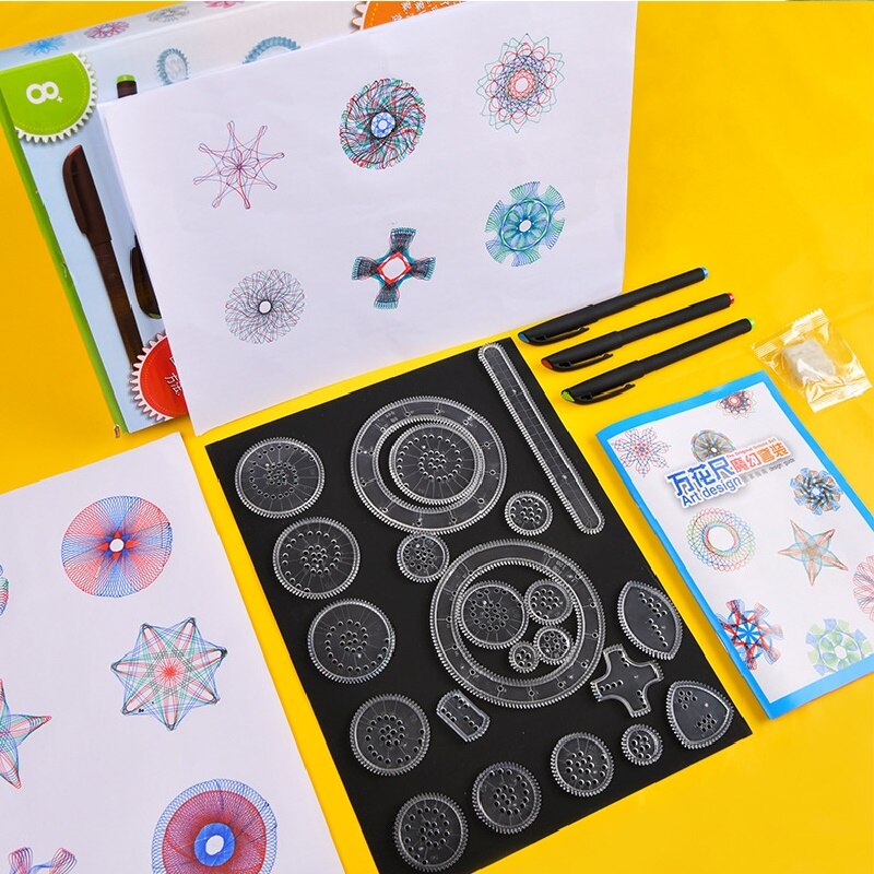 Educational Spirograph tegneverktøy Ultra deluxe kit – Klassikeren er tilbake!
