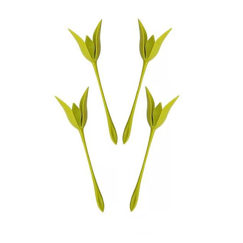 Serviettringer med blomstermotiv
