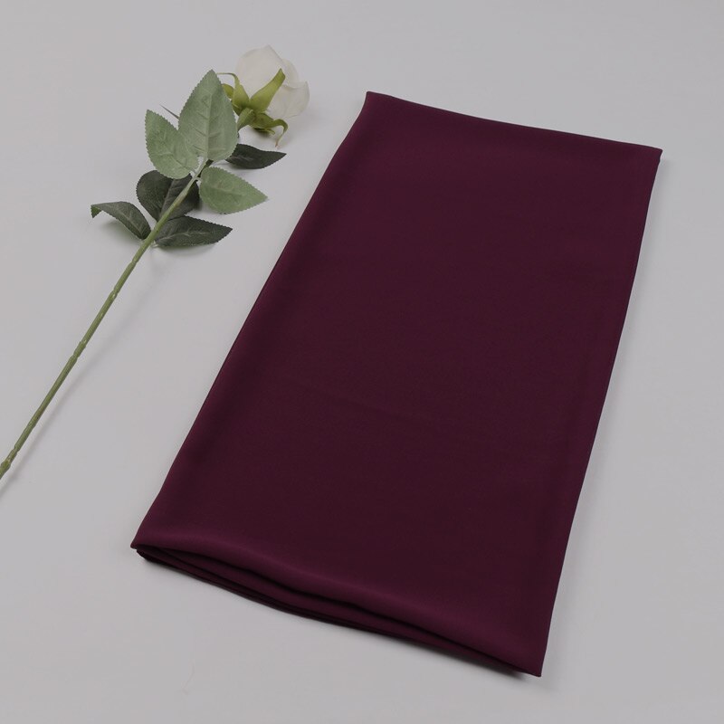 Instant Chiffon-hijab med dobbel hempe