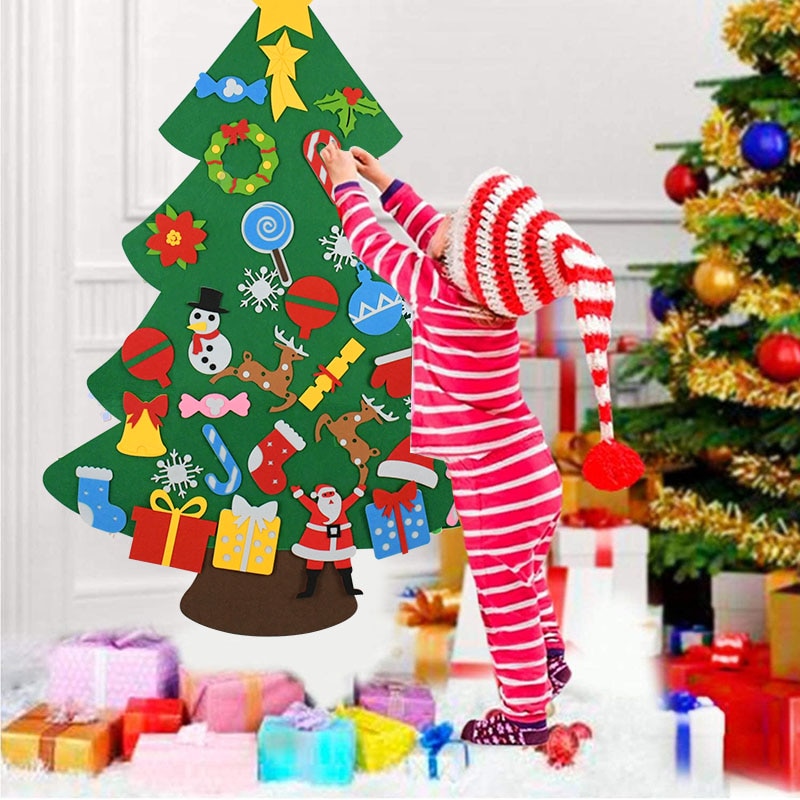 Juletre i filt (beste gave til barn)