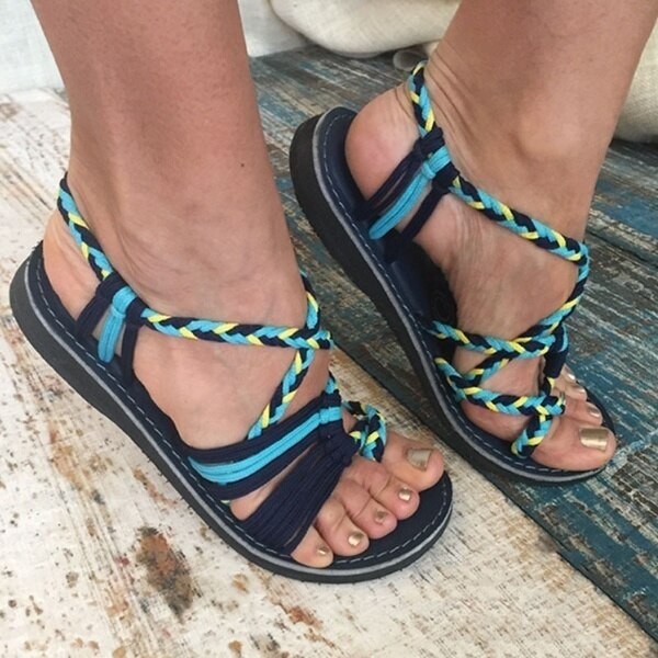 Fritids sandaler med snøring