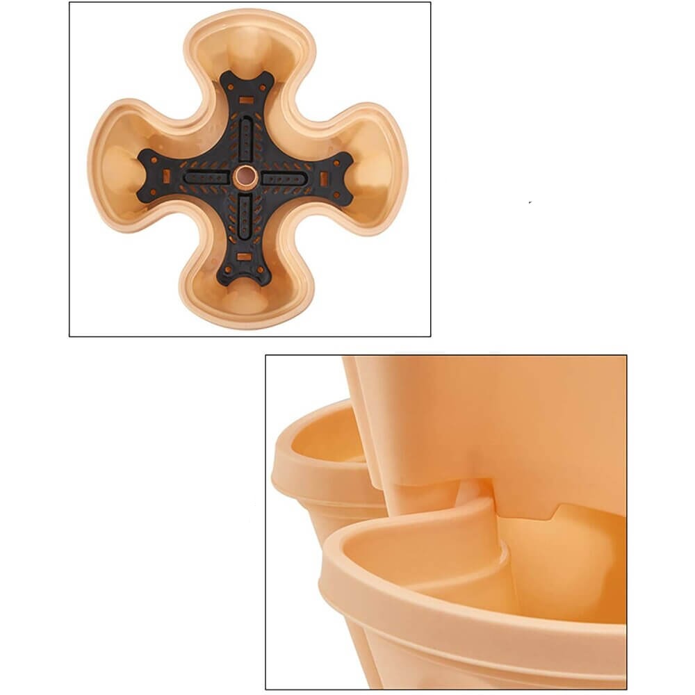 Stabelbare jordbærpotter