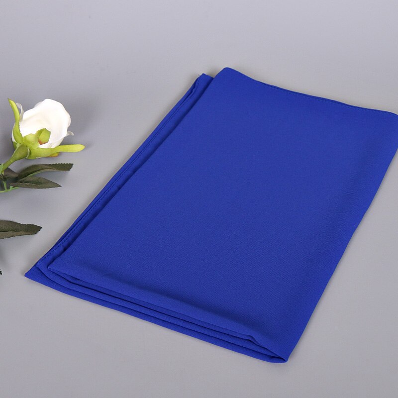 Instant Chiffon-hijab med dobbel hempe