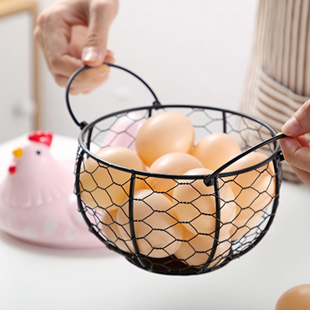 Oppbevaringskurv for egg i keramikk