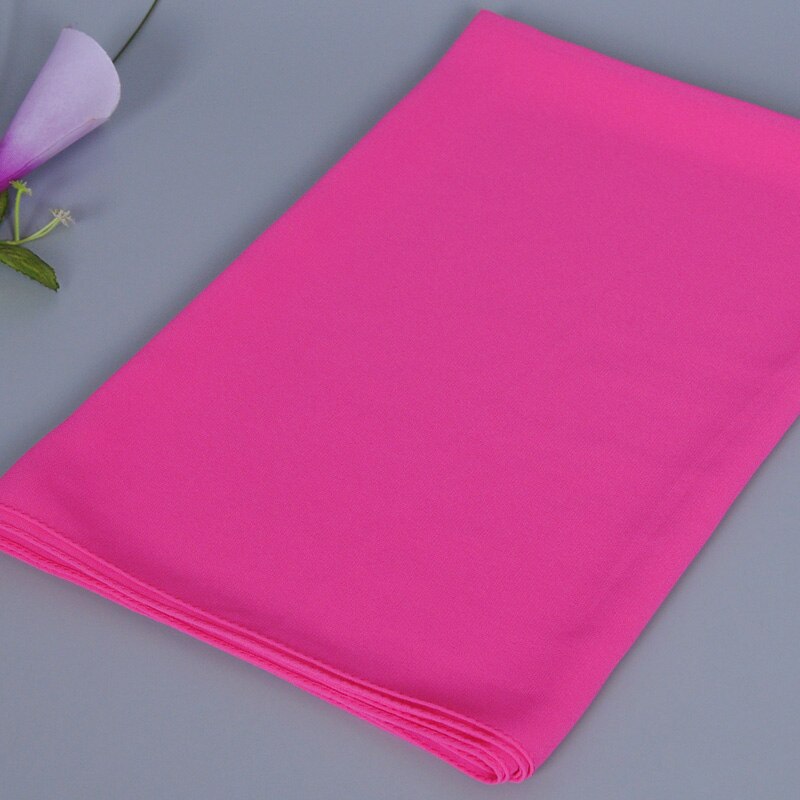Instant Chiffon-hijab med dobbel hempe