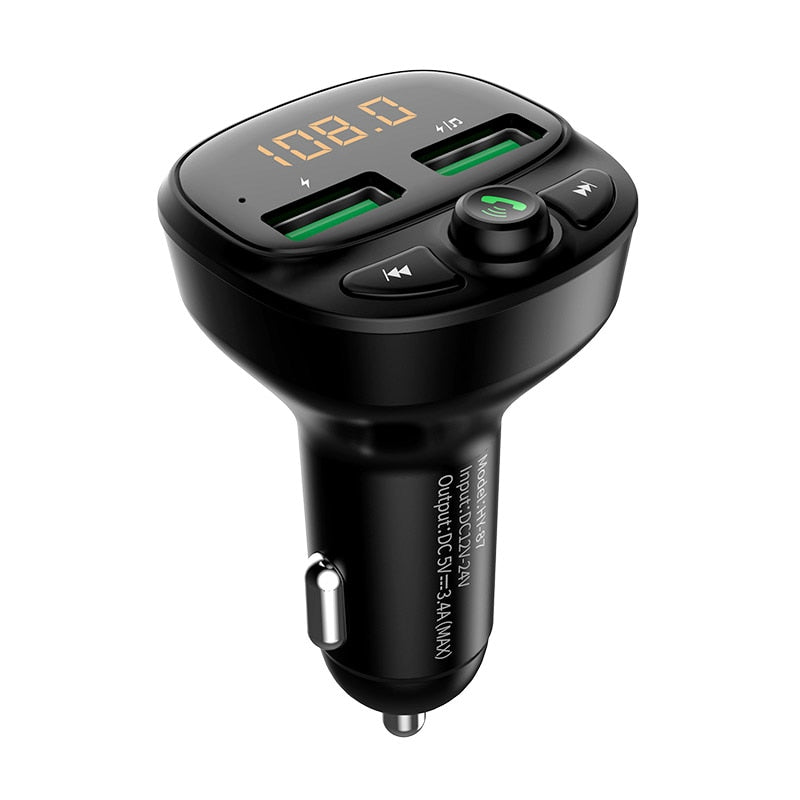 Håndfri Bluetooth FM-sender for bil